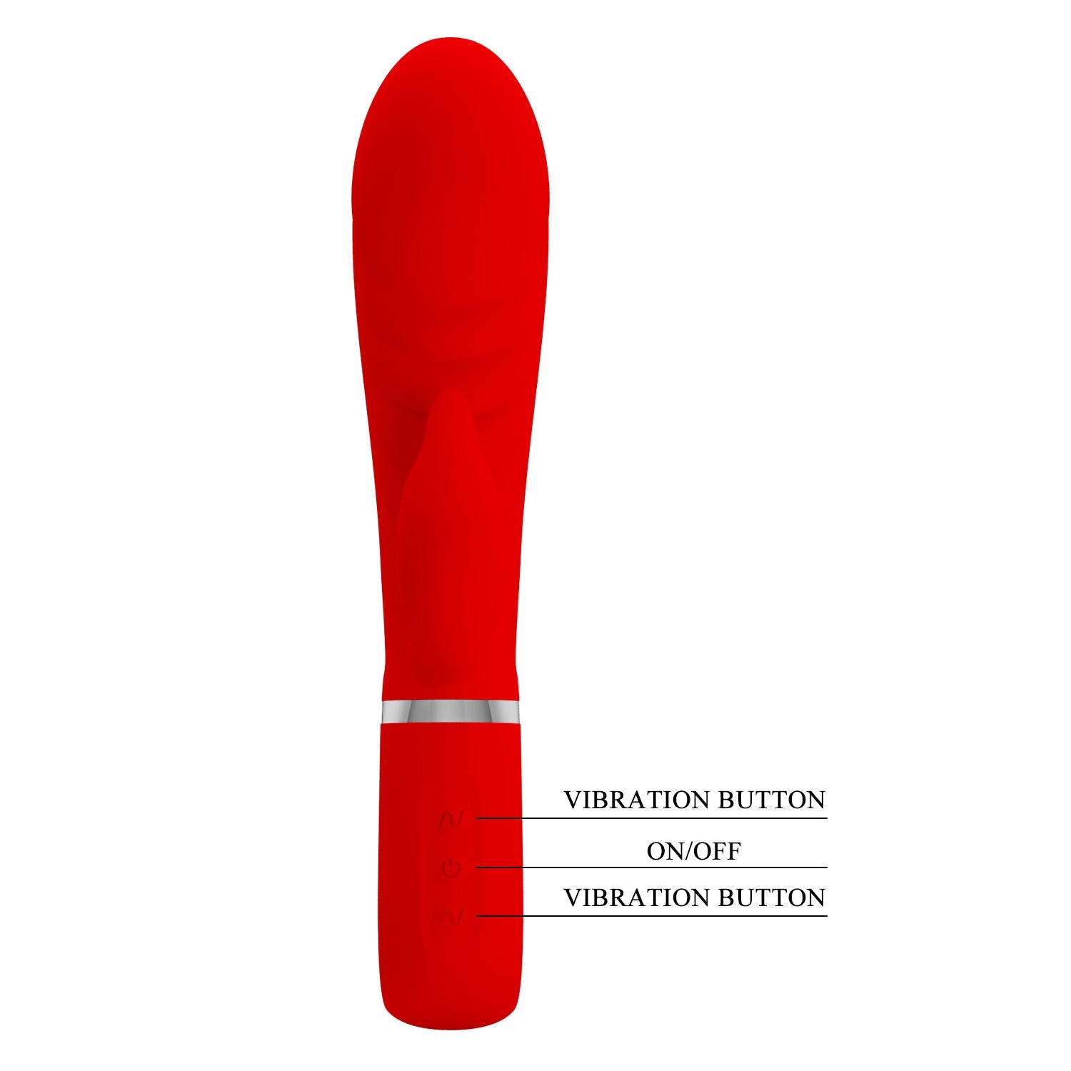 Vibratore Rabbit in 100% Silicone Medicale con Scanalature Extra Stimolanti