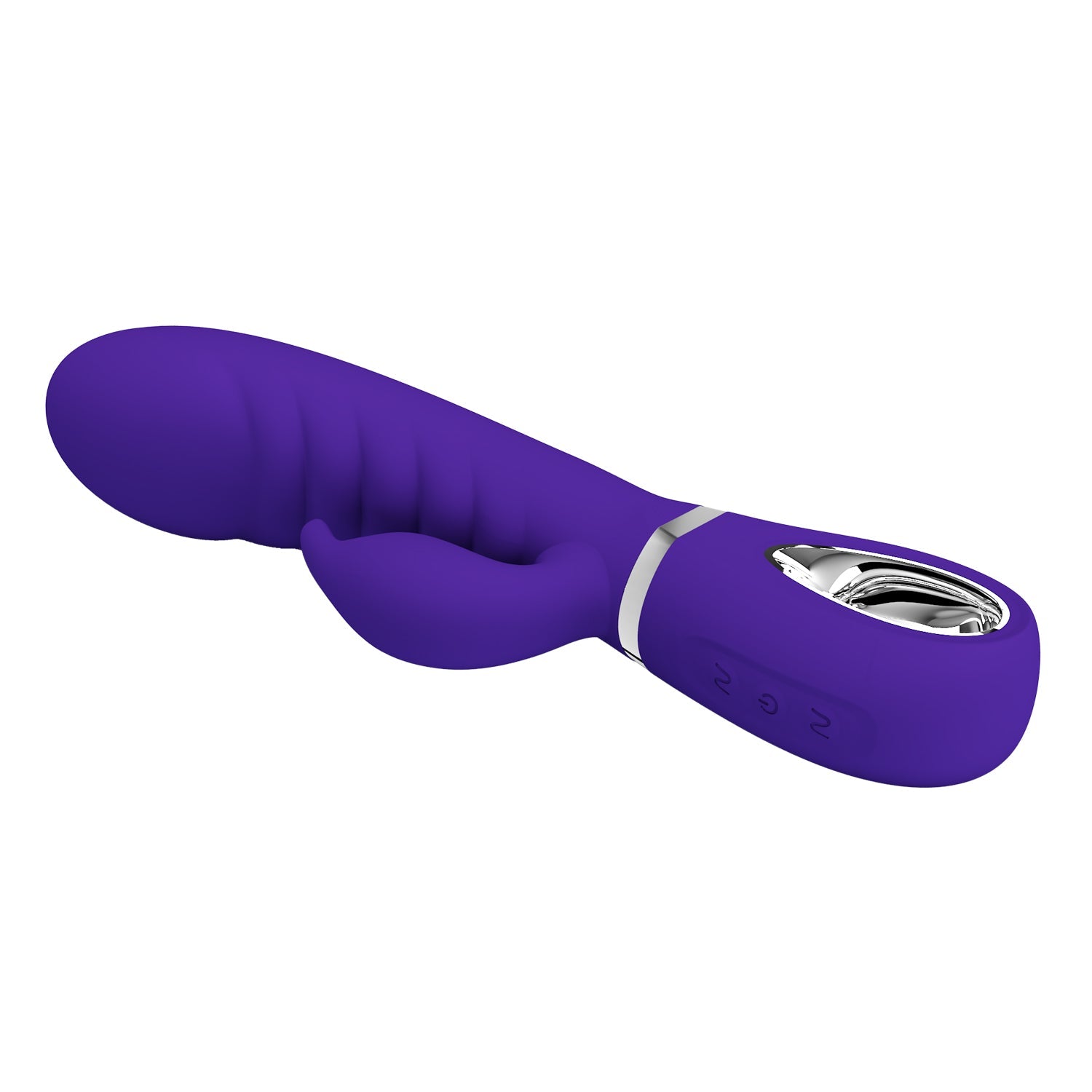 Vibratore Rabbit in 100% Silicone Medicale con Scanalature Extra Stimolanti