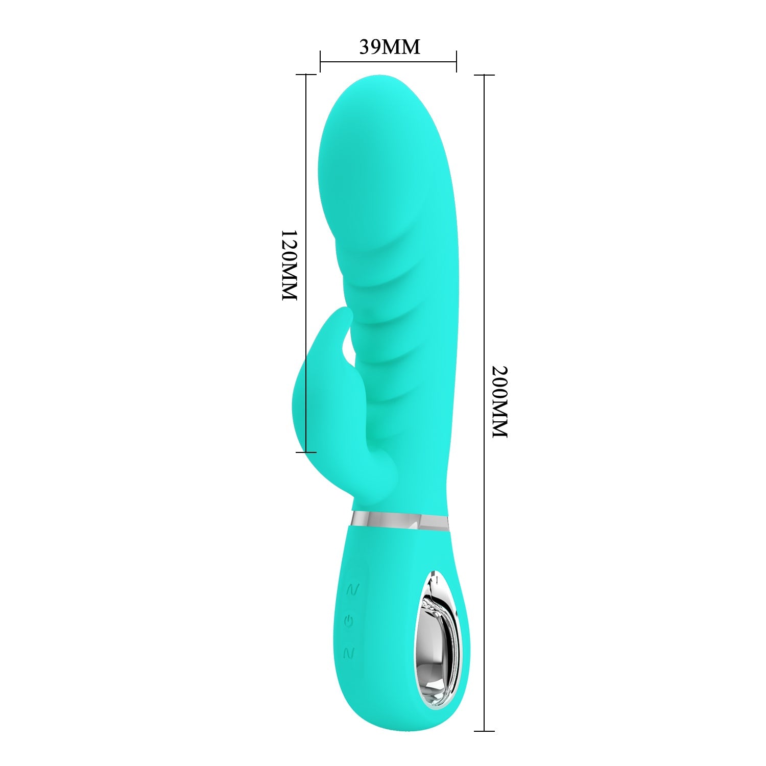 Vibratore Rabbit in 100% Silicone Medicale con Scanalature Extra Stimolanti