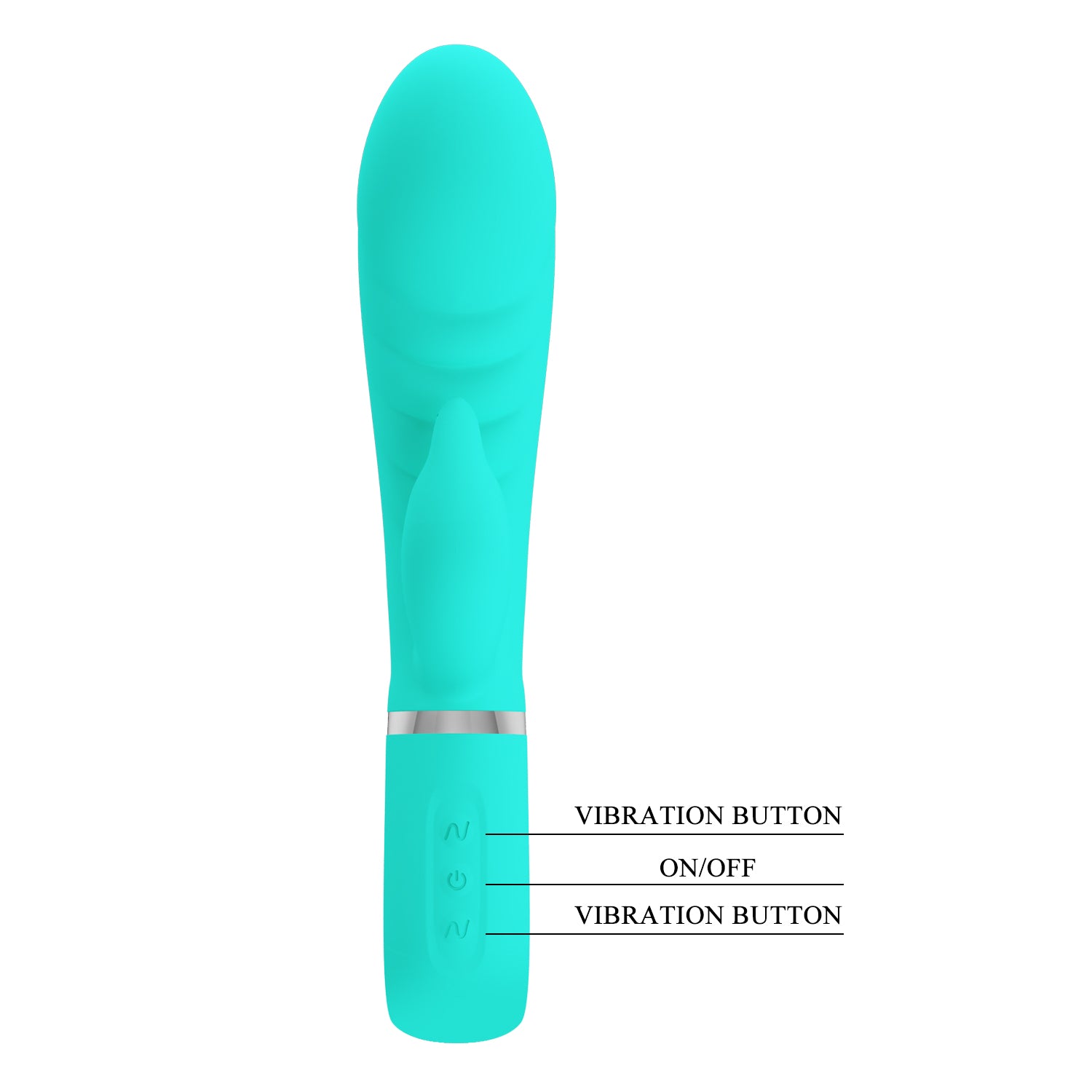 Vibratore Rabbit in 100% Silicone Medicale con Scanalature Extra Stimolanti