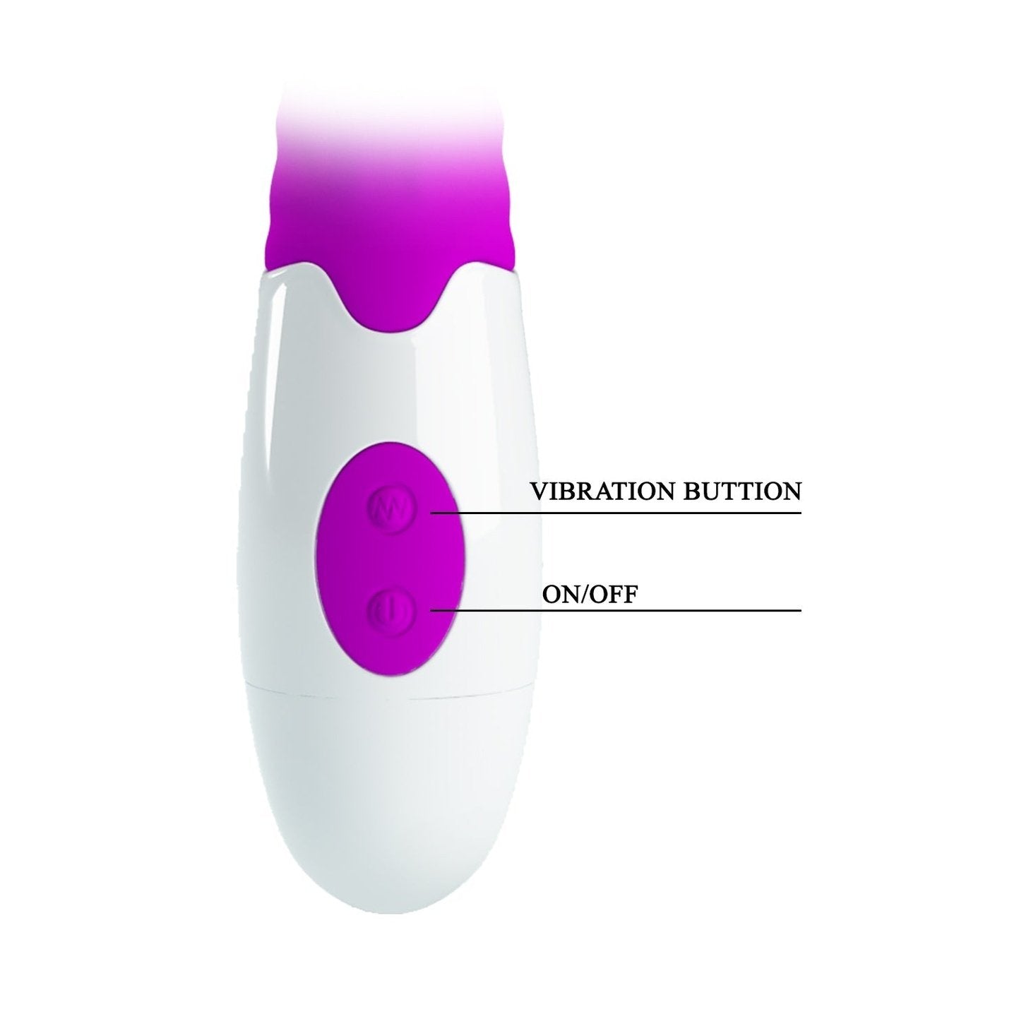 Hyman Vibratore Rabbit in Silicone con 30 modalità di vibrazione