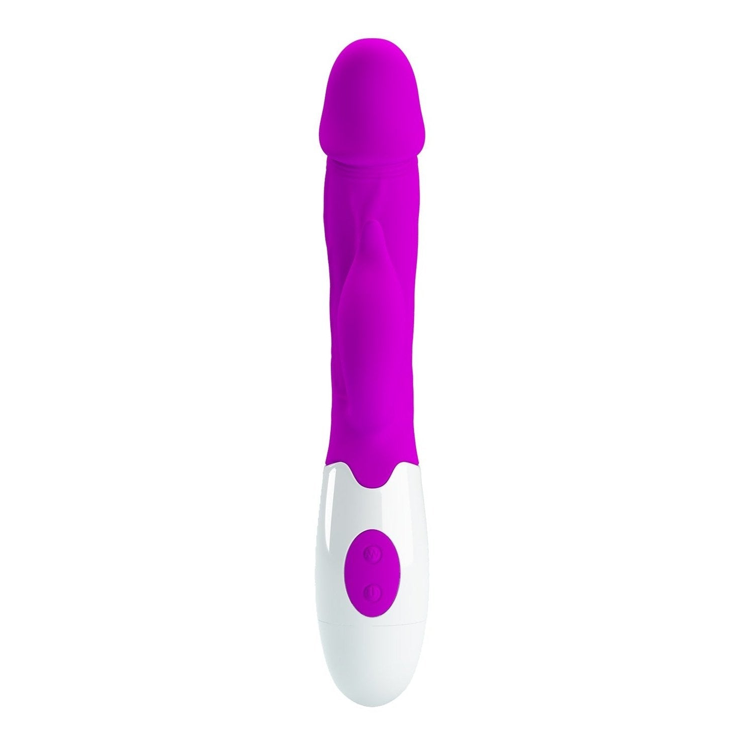 Vibratore Rabbit con Glande Scolpito e 30 diversi programmi di vibrazione - Silicone Medicale, Viola