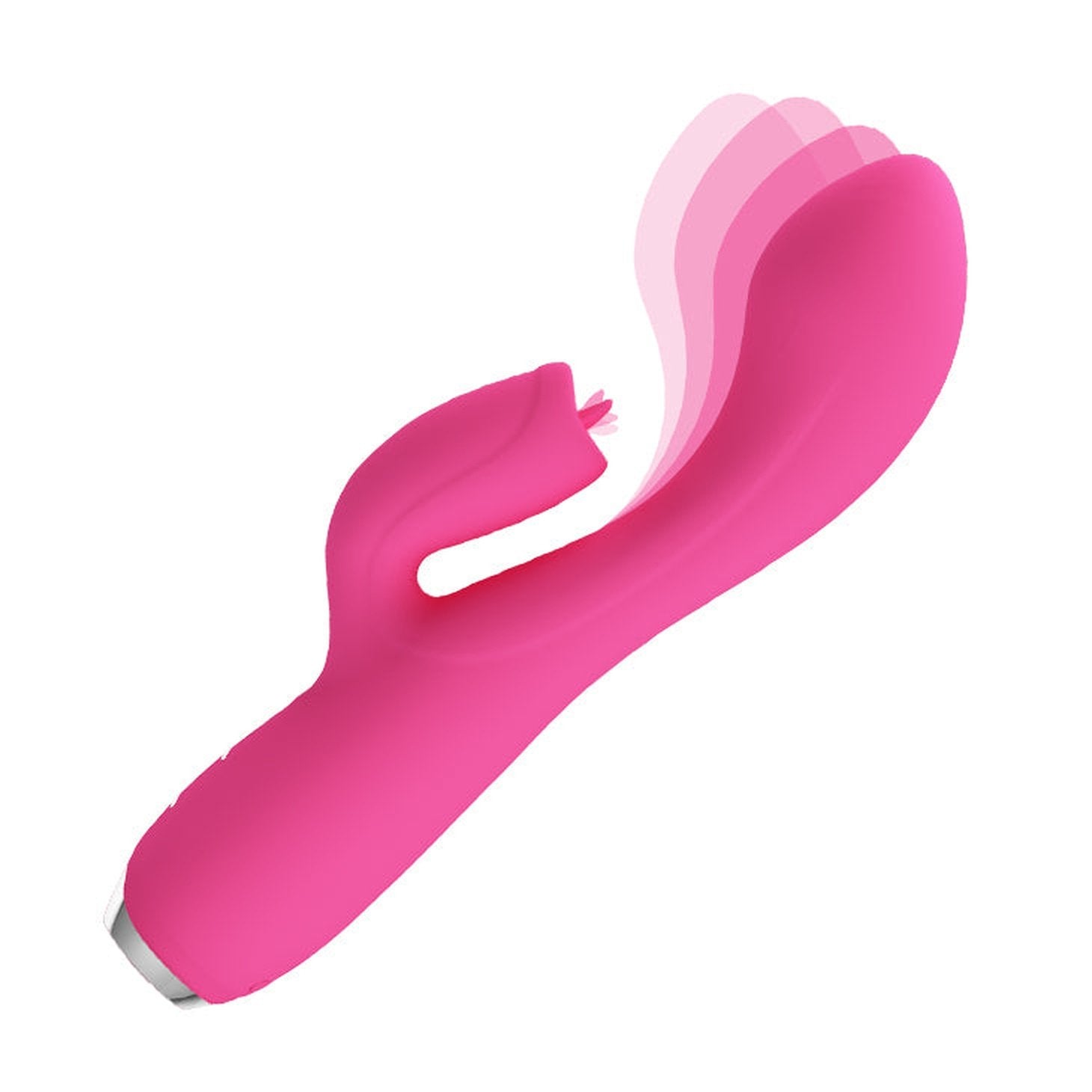 Vibratore Rabbit con lecca clitoride - 12 modalità di vibrazione e 3 di suzione - Silicone Medicale, Ricaricabile, Viola