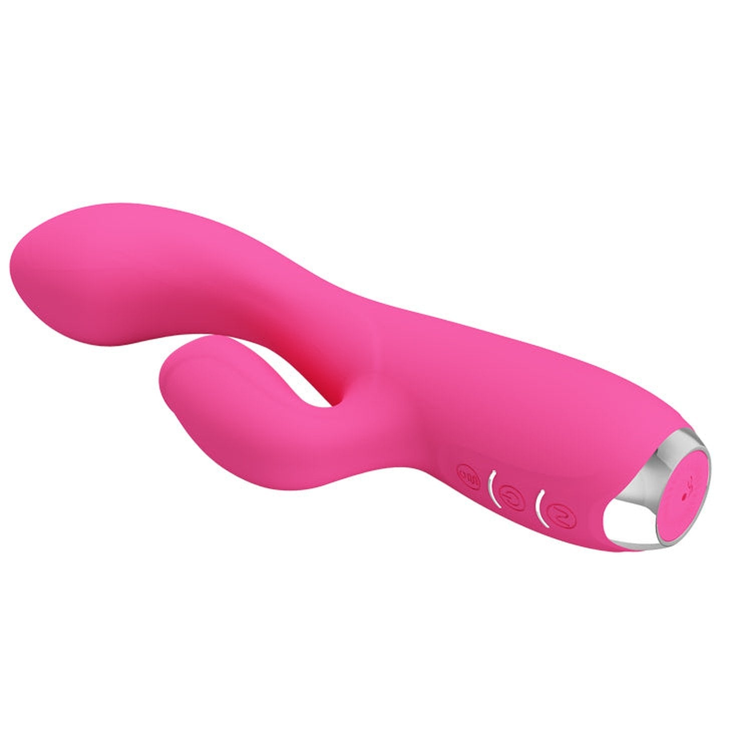 Vibratore Rabbit con lecca clitoride - 12 modalità di vibrazione e 3 di suzione - Silicone Medicale, Ricaricabile, Viola