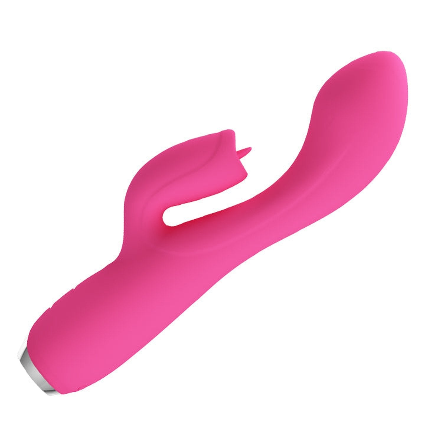 Vibratore Rabbit con lecca clitoride - 12 modalità di vibrazione e 3 di suzione - Silicone Medicale, Ricaricabile, Viola