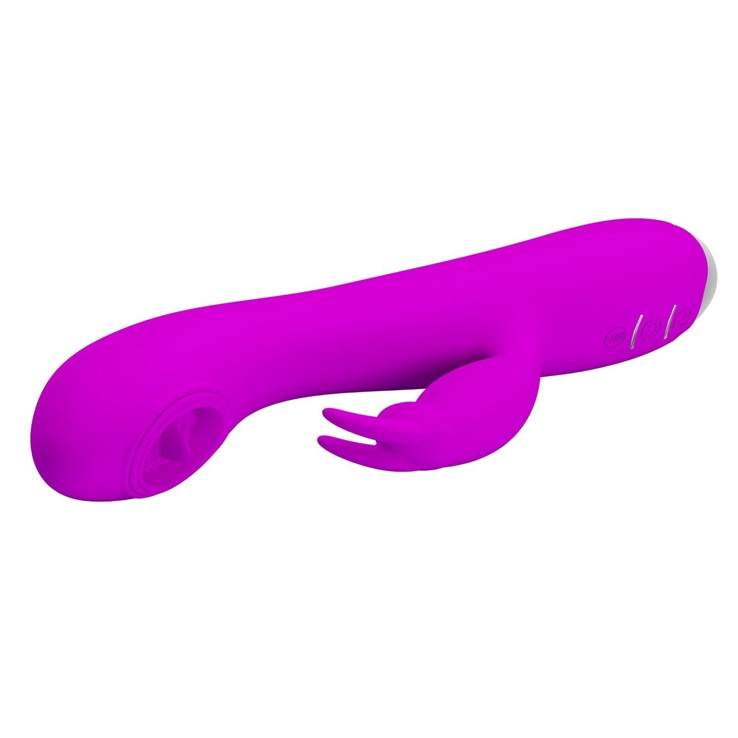 Rachel Vibratore Rabbit in silicone con Lingua vibrante all'interno - Ricaricabile