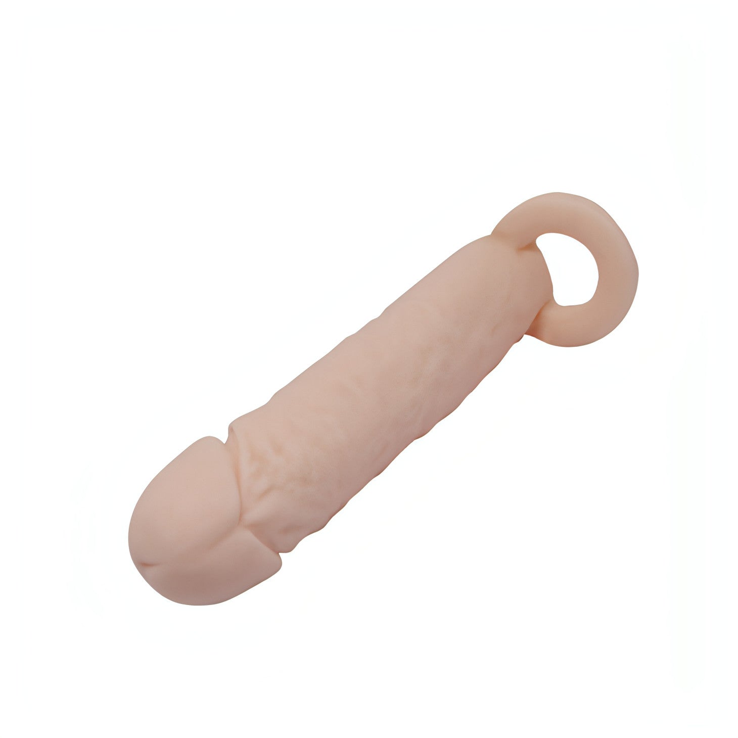 Guaina Realistica Rosa Carne Lunga 16 cm con 4 cm di Estensione