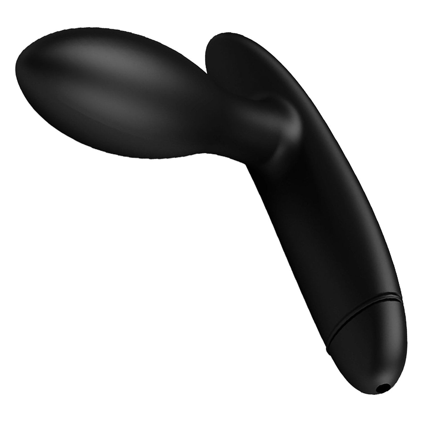 Plug Anale Gonfiabile in Silicone Medicale - 7.8 cm, Nero