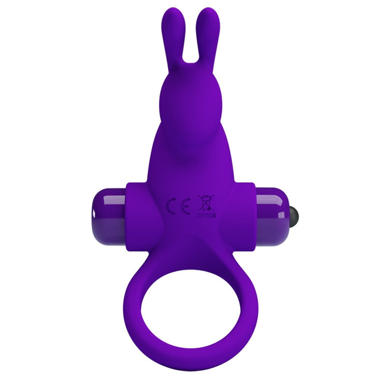 Anello Rabbit Vibrante con stimolatore clitorideo - Silicone, 10 modalità di vibrazione