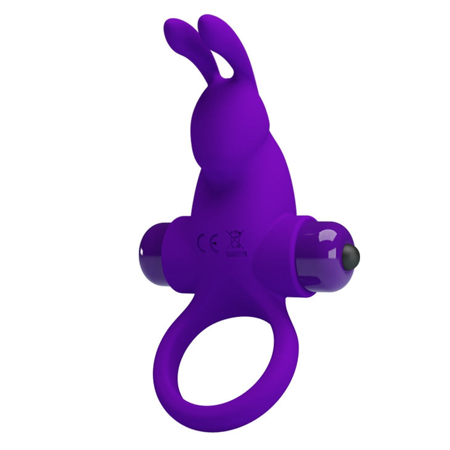 Anello Rabbit Vibrante con stimolatore clitorideo - Silicone, 10 modalità di vibrazione