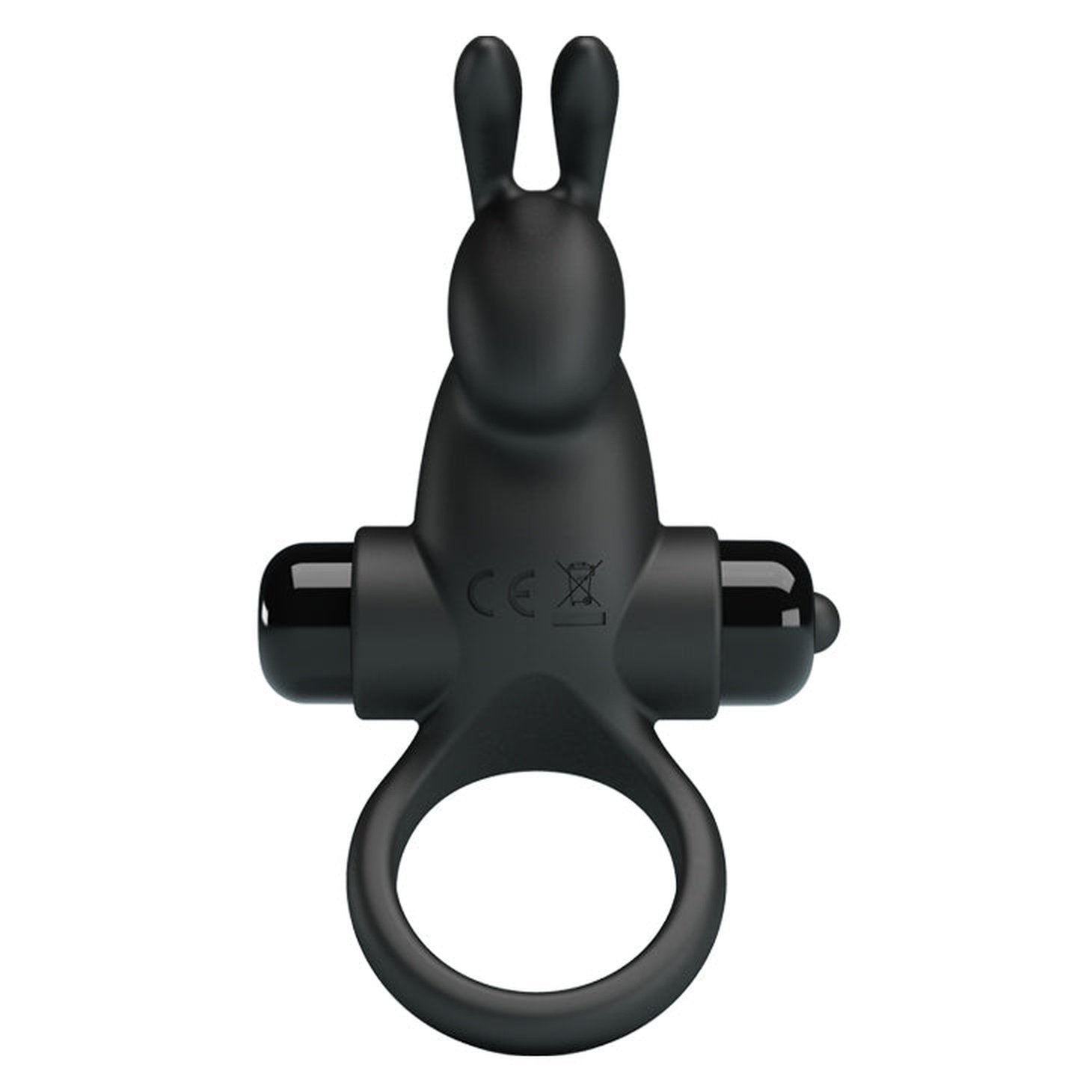 Anello Rabbit Vibrante con stimolatore clitorideo - Silicone, 10 modalità di vibrazione