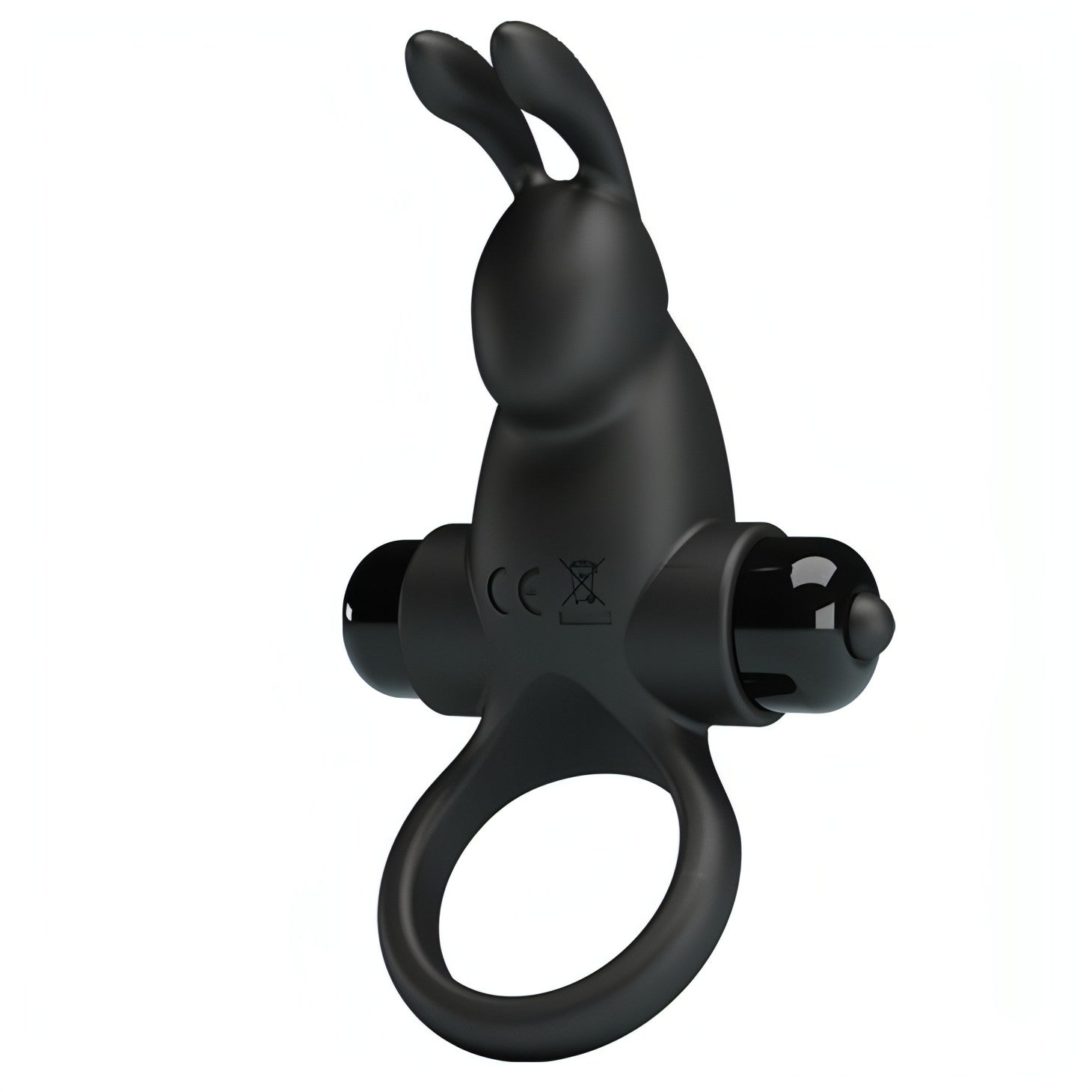 Anello Rabbit Vibrante con stimolatore clitorideo - Silicone, 10 modalità di vibrazione