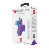 Confezione vibratore Magic Devil Pretty Love con specifiche tecniche impermeabile e 16 vibrazioni