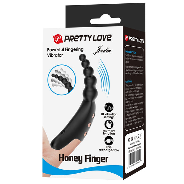 Finger Vibe Palline Anali con 10 patterns di vibrazione