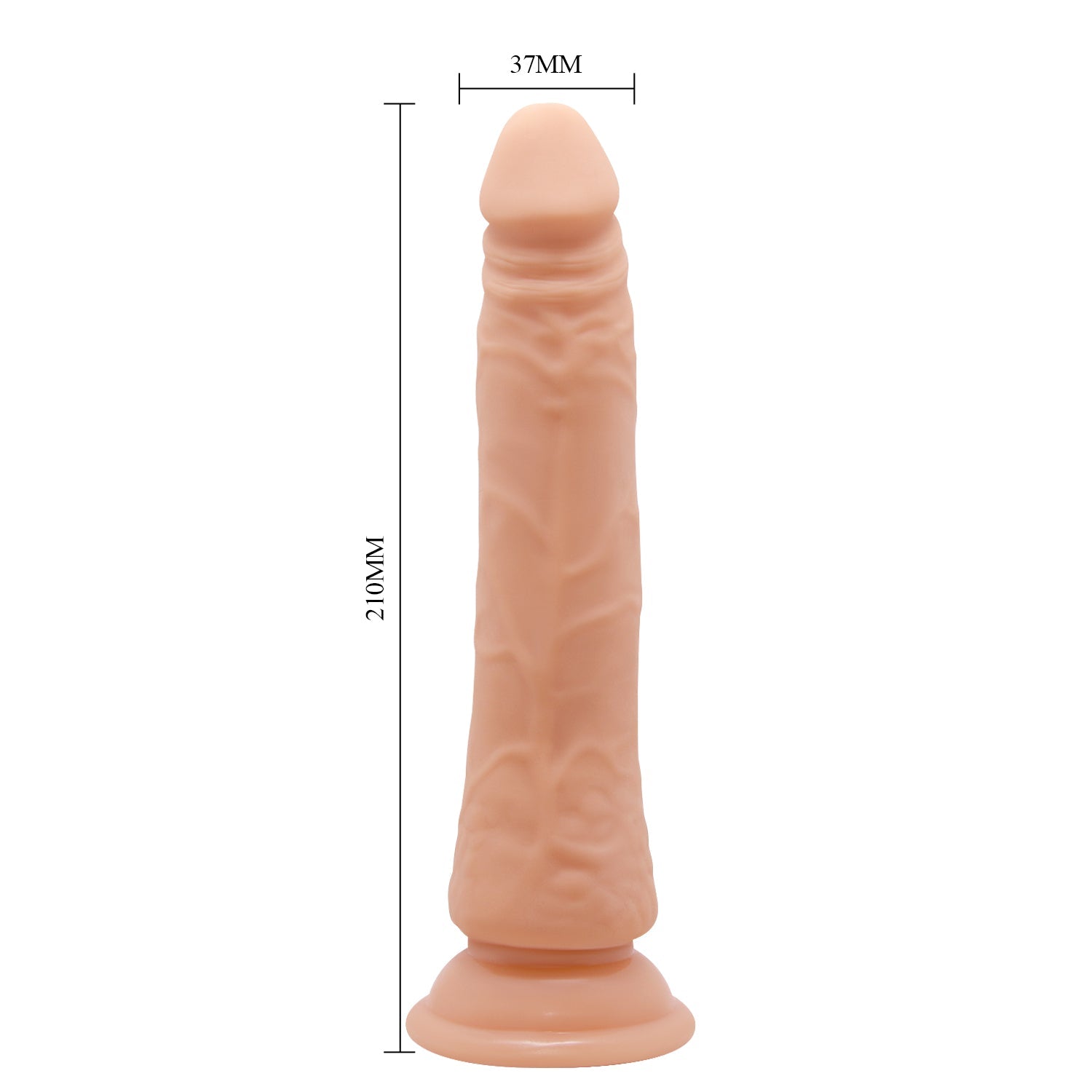 Dildo Realistico con Ventosa 21 cm