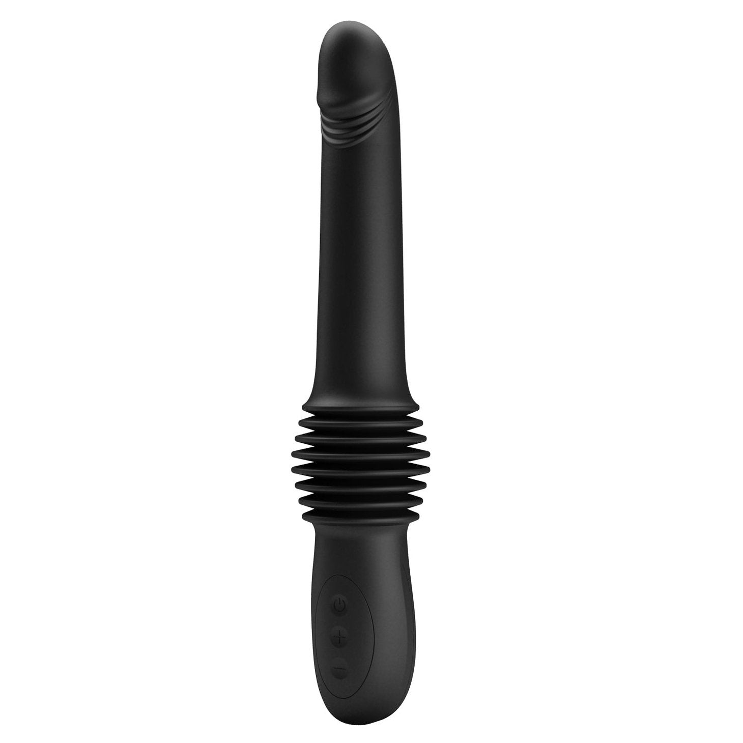 Pazuzu Vibratore Up & Down espandibile di 7 cm con 3 diverse intensità - Nero, Silicone, Ricaricabile