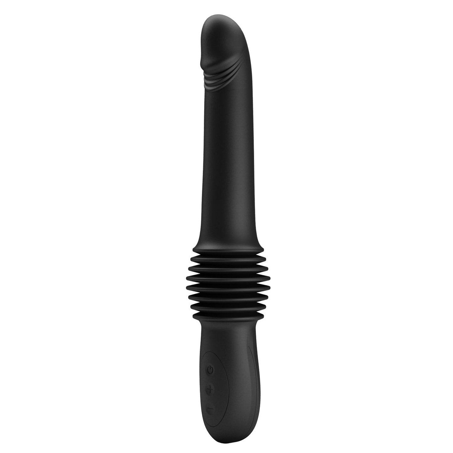 Pazuzu Vibratore Up & Down espandibile di 7 cm con 3 diverse intensità - Nero, Silicone, Ricaricabile