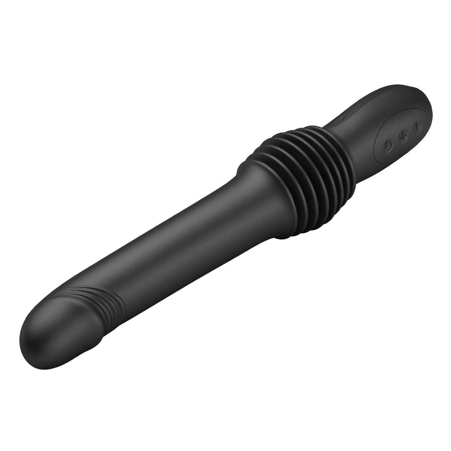 Pazuzu Vibratore Up & Down espandibile di 7 cm con 3 diverse intensità - Nero, Silicone, Ricaricabile