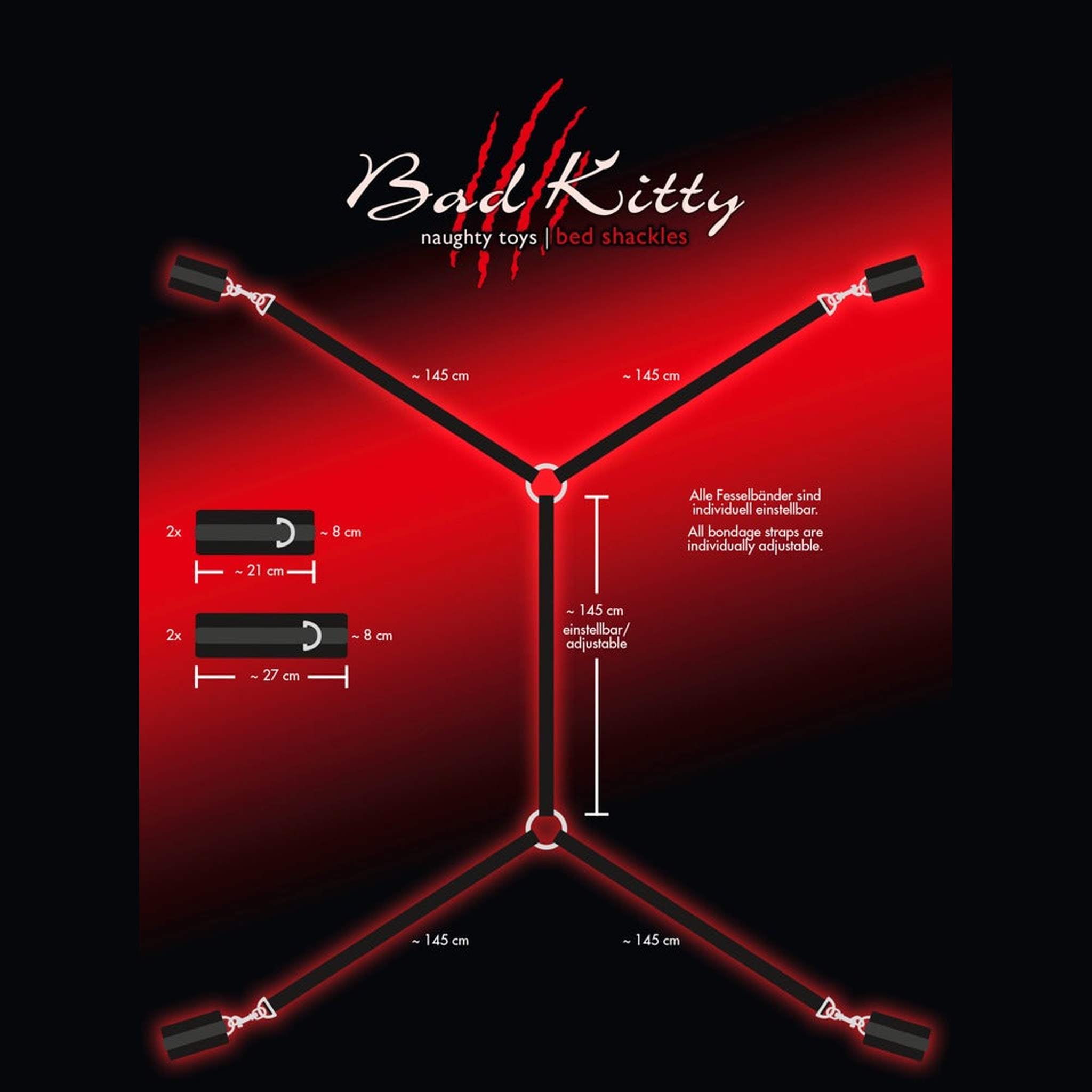 Bad Kitty Bed Shackles