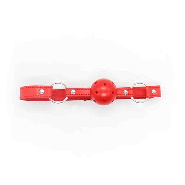 Ball Gag Con Fori Traspiranti e Cinturino Regolabile