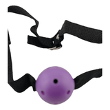 Ball-Gag con Fori Traspiranti per Respirazione Agevole