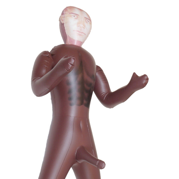 Bambolo Gonfiabile Nero Builder Doll
