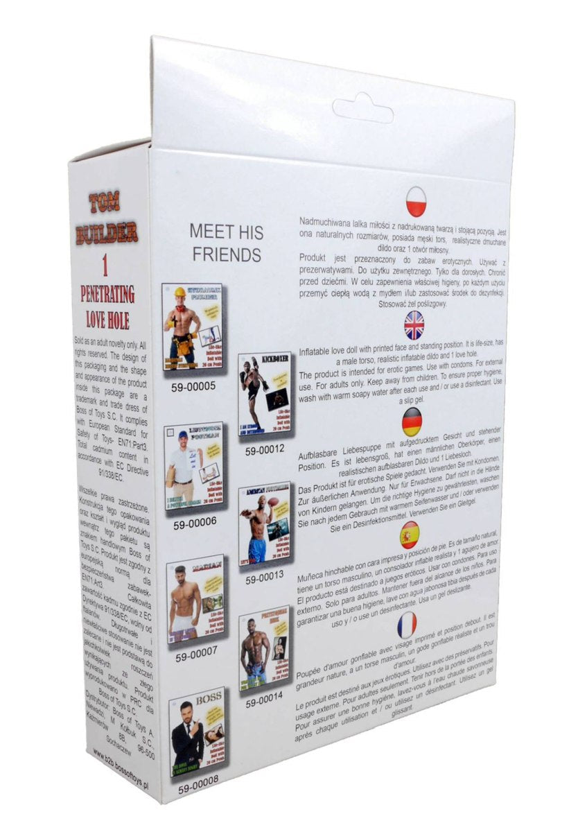 Bambolo Gonfiabile Nero Builder Doll