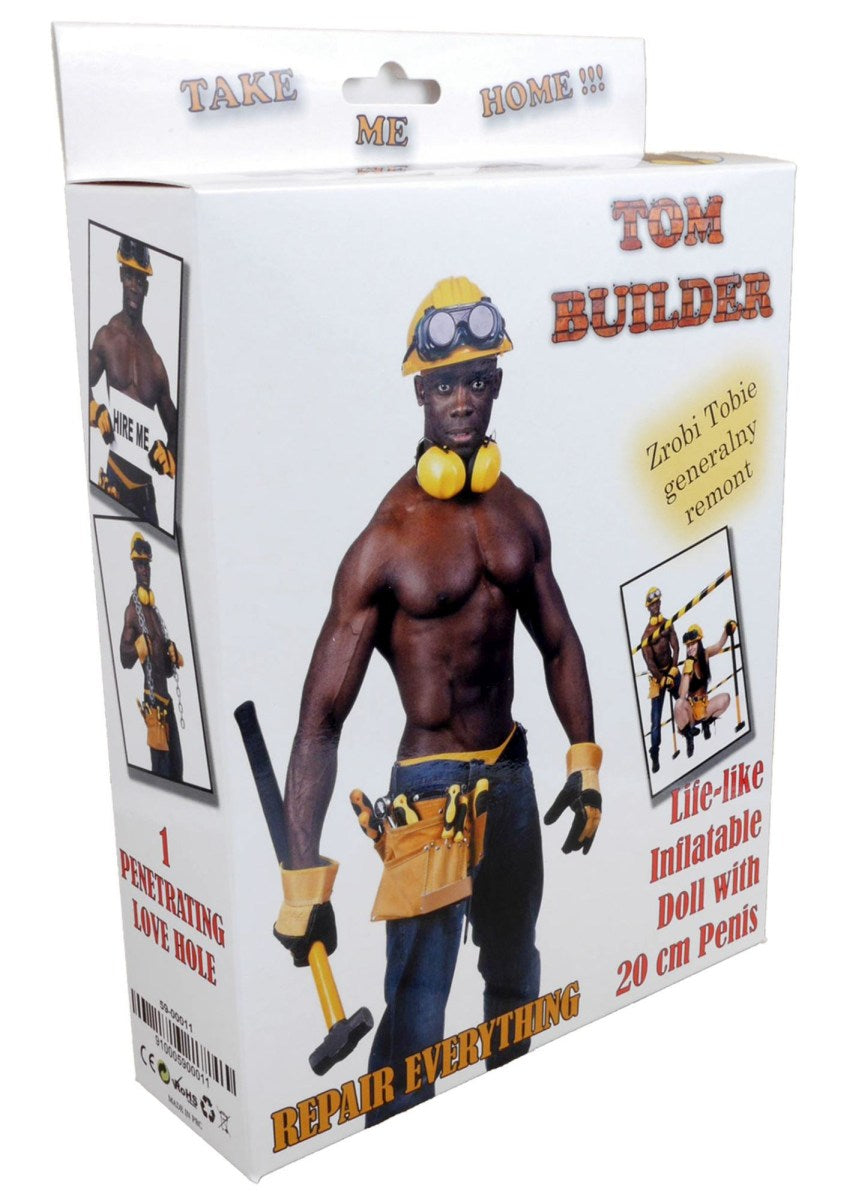 Bambolo Gonfiabile Nero Builder Doll