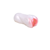 Doll sessuale cane beaver silicone opaco bianco forma curva dettaglio interno rosso