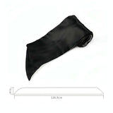 Misura nastro costrittivo nero e argento lungo 126,5 cm con bordo interno