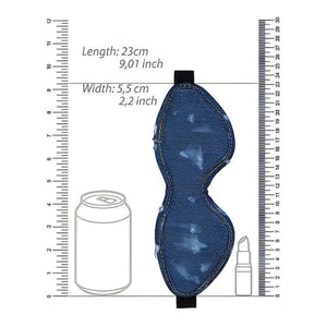 Benda in Denim Stile Jeans Distressed