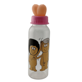 Biberon a forma di tette con illustrazione coppia