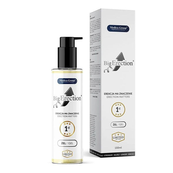 Set gel Big Erection flacone e scatola 150ml Medica-Group