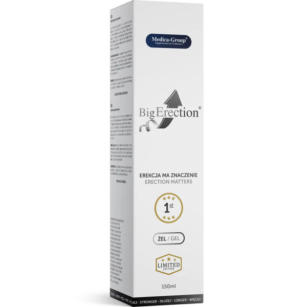 Scatola gel Big Erection Limited Edition 150ml Medica-Group