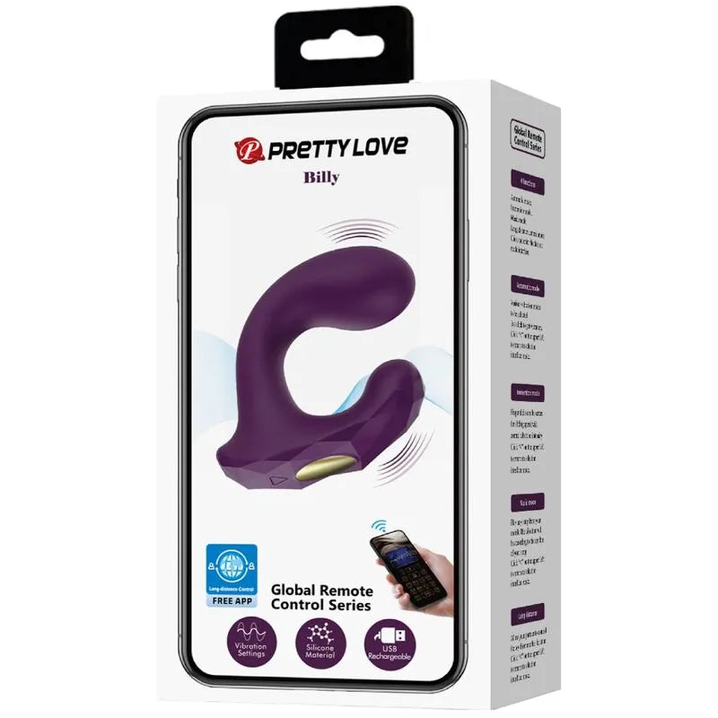 Billy Vibratore Doppio con Comando da APP Mobile