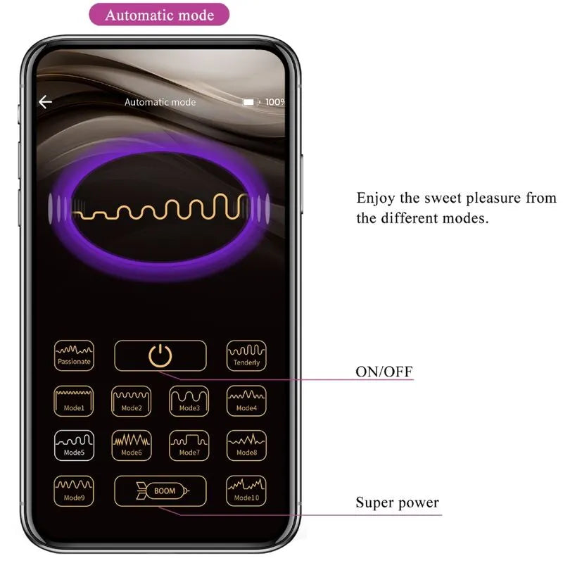 Billy Vibratore Doppio con Comando da APP Mobile