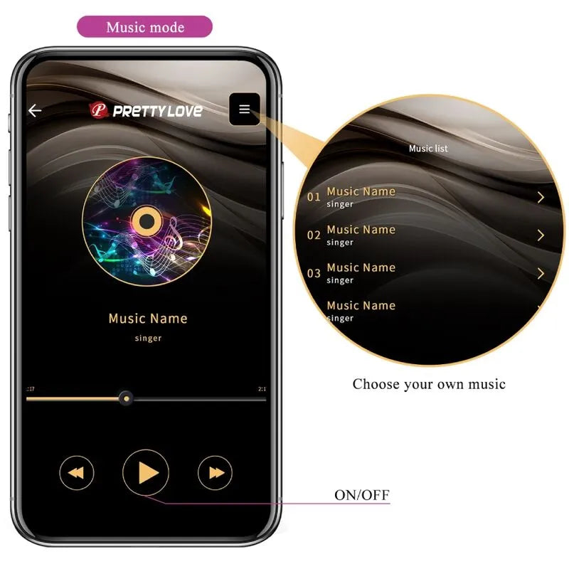 Billy Vibratore Doppio con Comando da APP Mobile