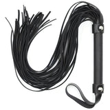Flogger nero 64 cm flessibile con manico cilindrico