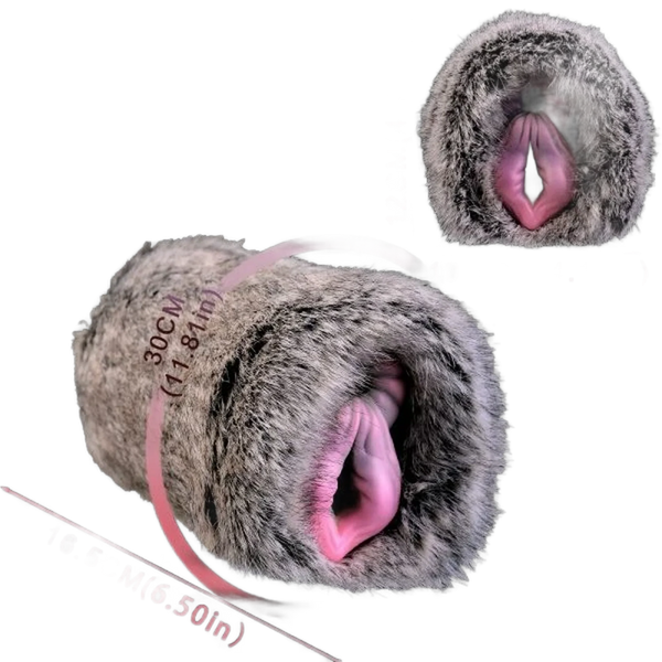 Blazing Cow Shape Artificial Pussy Toy Silicone Sex Doll For men