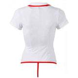 Body Con Taglio a Camice da Infermiera Sexy