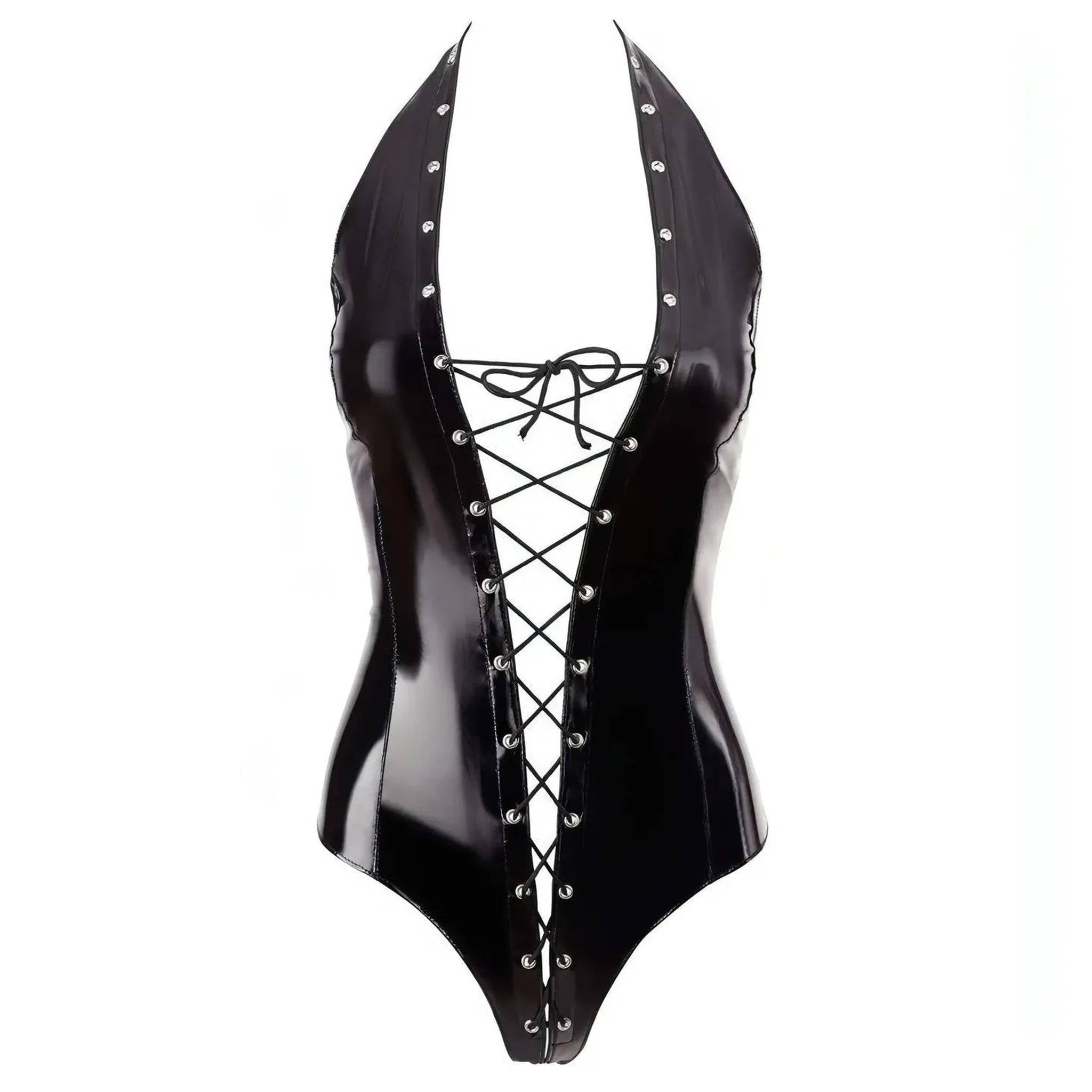 Body Fetish in Wetlook con Allacciatura Lace-Up