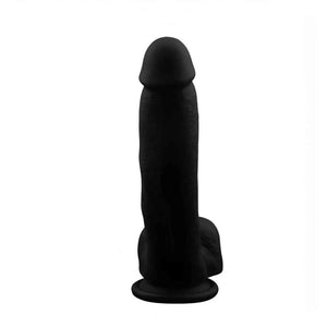 Boss Dildo Fallo Realistico con Testicoli & Ventosa 8″ – Nero