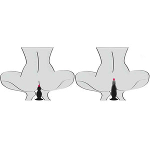 Bouncing Plug Anale Nero Rimbalzante