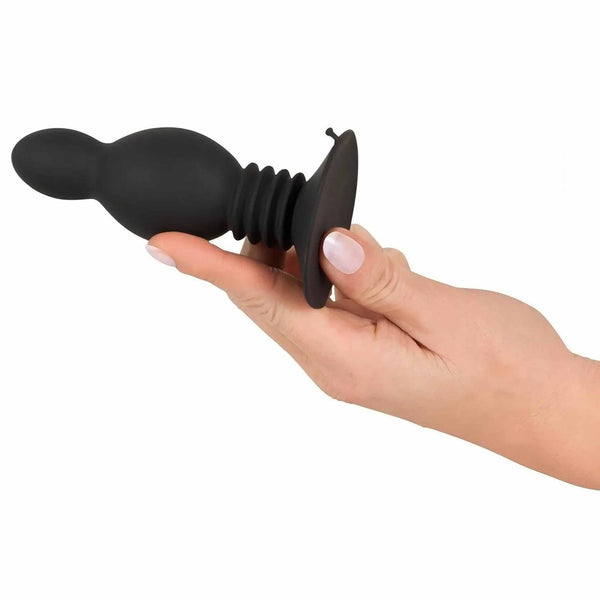 Bouncing Plug Anale Nero Rimbalzante