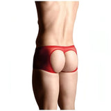 Boxer Maschile Rosso Con Apertura Posteriore