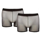 Boxer a Rete Nera Semi Trasparente
