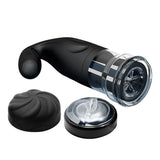 Teste intercambiabili per masturbatore Breton: silicone a spirale e metallo decorato piuma