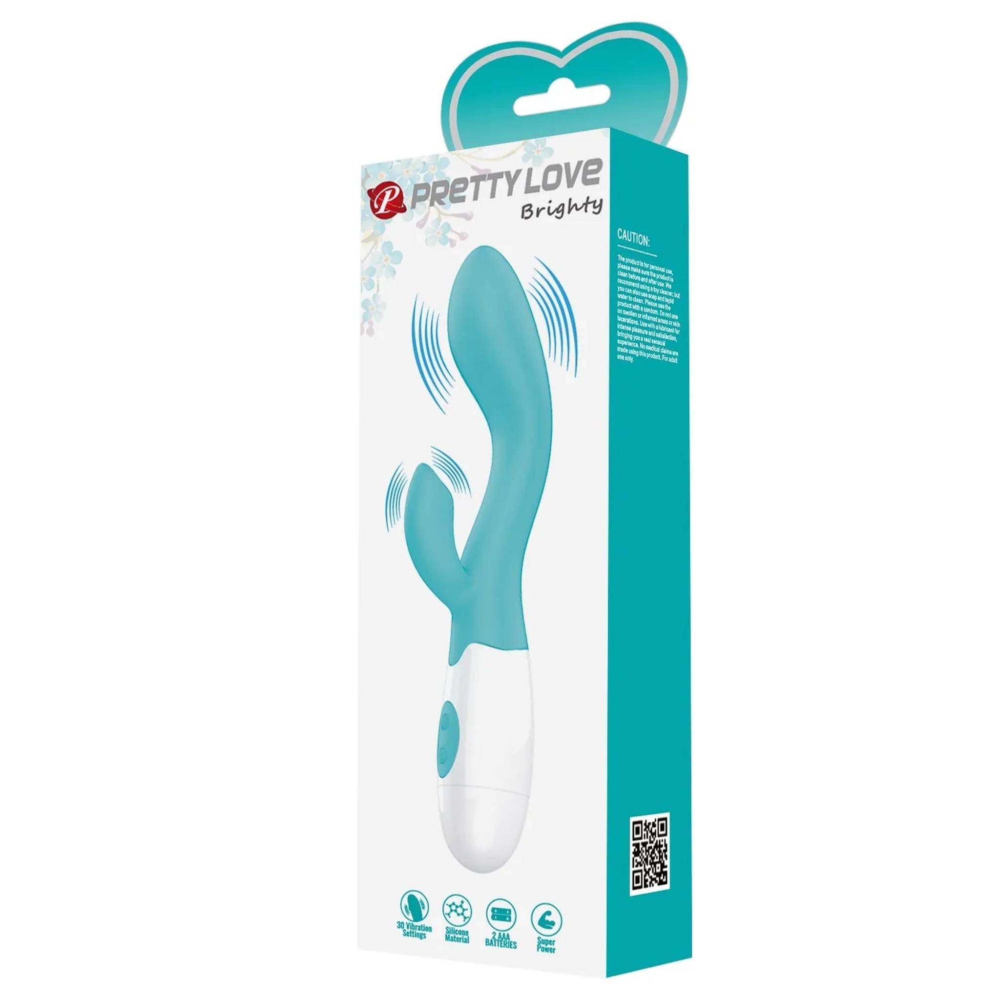 Brighty Vibratore Rabbit con 30 modalità di vibrazione