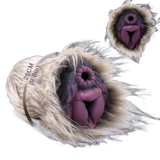 Bristle dog Furry Pussy Sex Toy Male Masturbators With Dual Channel
