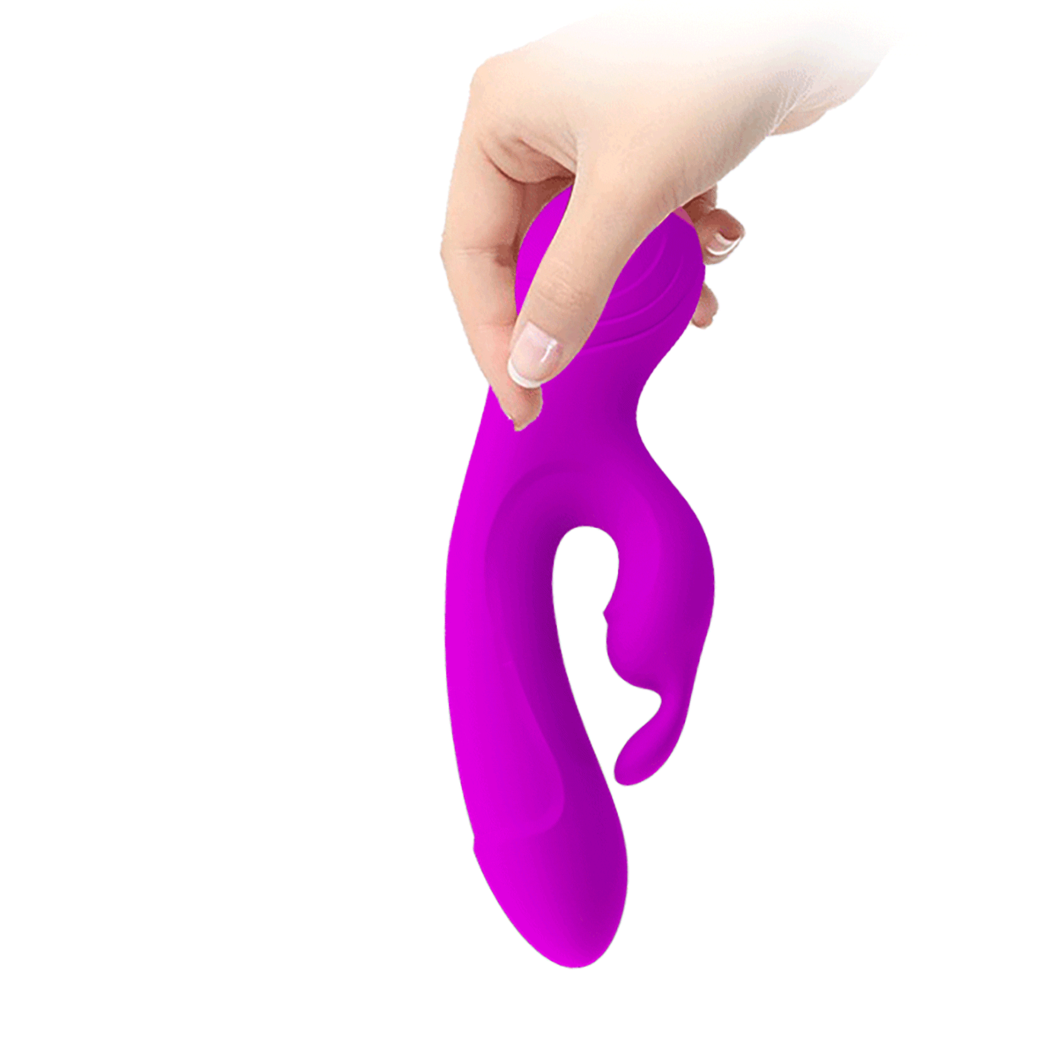 Broderick Vibratore Rabbit in Silicone con 12 modalità di vibrazione